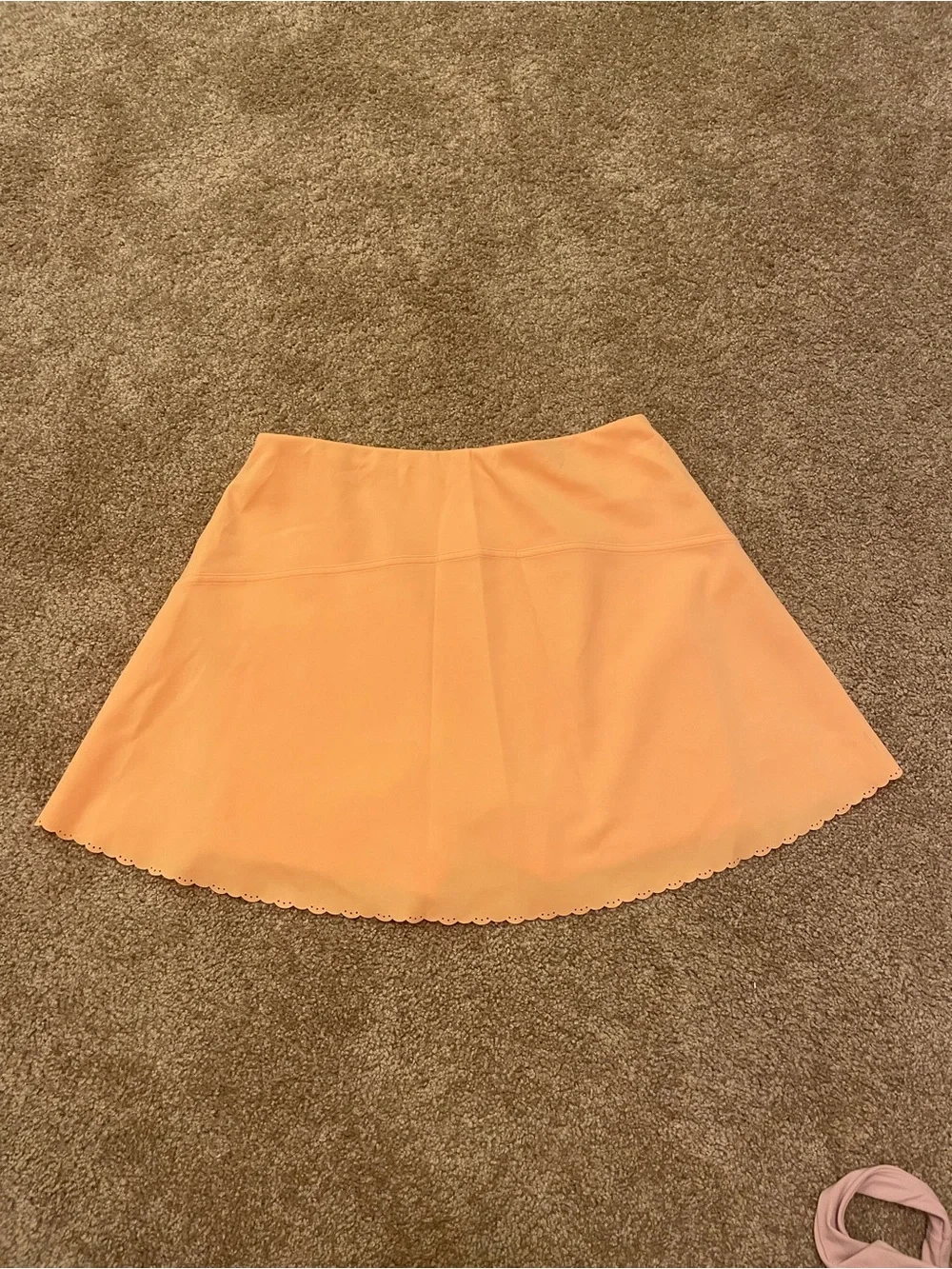 Lululemon Scallop-Hem High-Rise Tennis Skirt in Rock Melon color